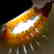 Art deco bracelet Baltic amber beads silver clasp rare - 7