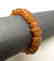 Art deco bracelet Baltic amber beads silver clasp rare - 8
