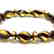 Unique bracelet hand carved Baltic amber beads - 3