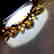 Unique bracelet hand carved Baltic amber beads - 6