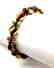 Unique bracelet hand carved Baltic amber beads - 7