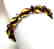 Unique bracelet hand carved Baltic amber beads - 8