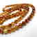 Japa mala necklace Baltic amber cognac beads ø9mm 52 - 6