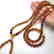 Japa mala necklace Baltic amber cognac beads ø9mm 52 - 7