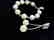 Sterling silver white Baltic amber set bracelet - 3