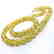 Baltic amber set necklace bracelet lemon beads ø9mm - 3