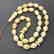 Misbaha tesbih Baltic amber white 33 beads 17x12mm 48.5
