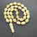 Misbaha tesbih Baltic amber white 33 beads 17x12mm 48.5 - 4