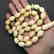 Misbaha tesbih Baltic amber white 33 beads 17x12mm 48.5 - 5