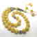 Misbaha tesbih Baltic amber egg yolk 33 beads ø14mm - 3