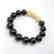 Bracelet Baltic amber cherry white beads ø11mm - 4