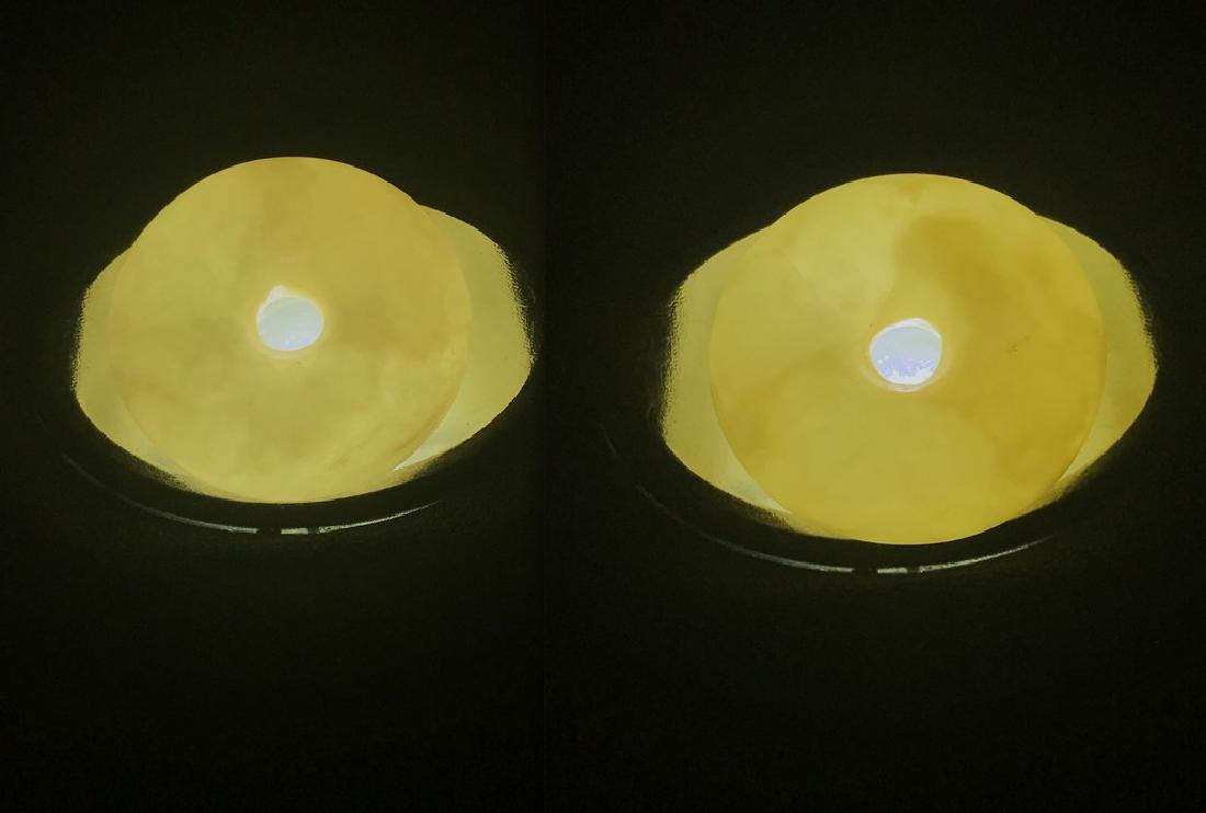 Baltic amber doughnut pendant bead ø3cm (1 of 7)