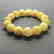 Bracelet Baltic amber butter colour beads ø13mm 18.1