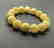 Bracelet Baltic amber butter colour beads ø13mm 18.1 - 3
