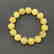 Bracelet Baltic amber butter colour beads ø13mm 18.1 - 4