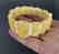 Vintage bracelet Baltic amber white egg yolk 15-24mm, - 5
