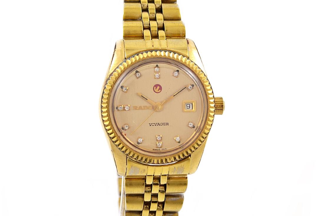 Rado voyager online gold plated