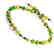 Green and Black Necklace with Emerald - 3