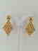 19.2 carats - gold earrings