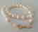 19.2 carats gold - necklace pearls water salt 10.5 mm -