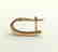 Earrings gold 19.2 carats With 1.7 grams total Purity - 4