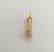 Earrings gold 19.2 carats With 1.7 grams total Purity - 6