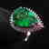 2.97ct Emerald Ring in 18kt White Gold - 3
