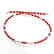 Coral Necklace with Pearls and Rubies 9.8ctw - 3