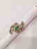 2 ctw Emerald and 2.50 ctw Diamond Ring - 14KT Yellow - 2