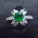 0.8 CTW Emerald & VS Diamond Ring 18K