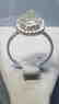 Vnt 5ct Green Diamond Rough 925 Rng - 3