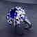 1.56 CTW Sapphire & VS Diamond Ring 18K - 3