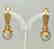 19.2 carats - Gold earrings with Pearl Akoya salt water - 4