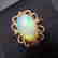 7.7 CTW Opal & VS Diamond Ring 18K - 9