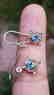 Blue Topaz Earrings - 2