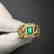 1.09 CTW Emerald & VS Diamond Ring 18K