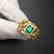 1.09 CTW Emerald & VS Diamond Ring 18K - 4