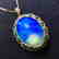 16.75 CTW Opal VS Diamond Pendant 18K - 5
