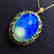 16.75 CTW Opal VS Diamond Pendant 18K - 8