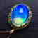 16.75 CTW Opal VS Diamond Pendant 18K - 9