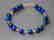 Lapis lazuli bracelet with yellow Songea sapphires - 2