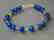 Lapis lazuli bracelet with yellow Songea sapphires - 4