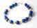 Lapis lazuli bracelet with yellow Songea sapphires - 5