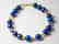 Lapis lazuli bracelet with yellow Songea sapphires - 6