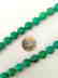 19,2 kt- Turquoise Stone Necklace 12 mm with gold - 3
