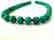 19,2 kt- Turquoise Stone Necklace 12 mm with gold - 5