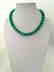 19,2 kt- Turquoise Stone Necklace 12 mm with gold - 8