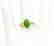 Certified-18k rose gold ring with Jade - 7
