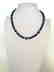 Lapiz Lazuli Necklace with gold hoop clasp Stones - 6