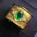 0.9 CTW Emerald & VS Diamond Ring 18K - 2